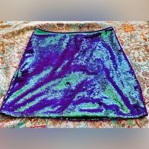 Iridescent Sequin Skirt